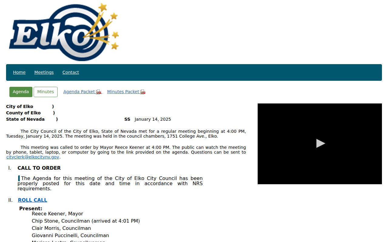 Elko residents directory annexation record and boundary check
