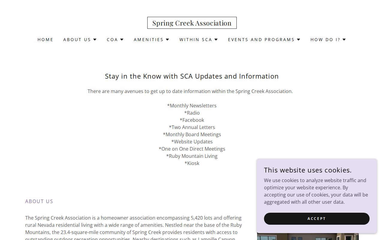 Elko ZIP-code directory context showing Spring Creek as a separate Elko County community