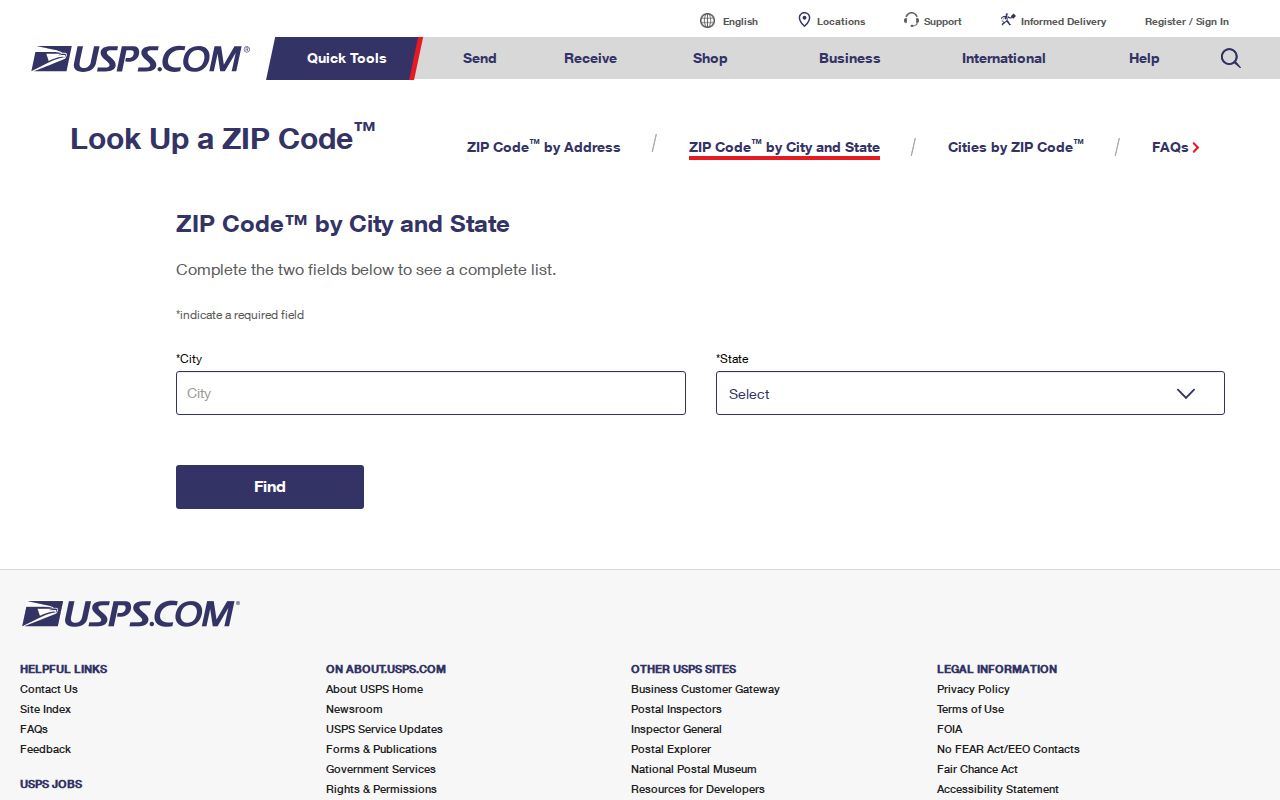 Elko ZIP-code directory using the USPS city and state lookup